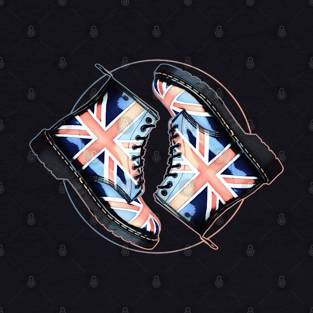 Union Jack Flag Dr Martens by CACreative